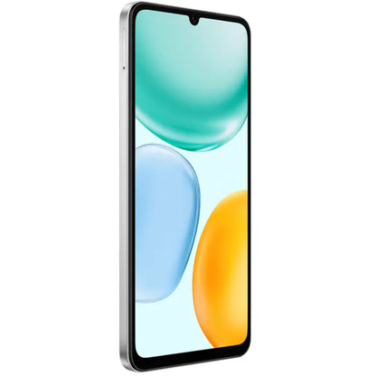 smartphone HONOR vista lateral con pantalla colorida y diseño elegante
