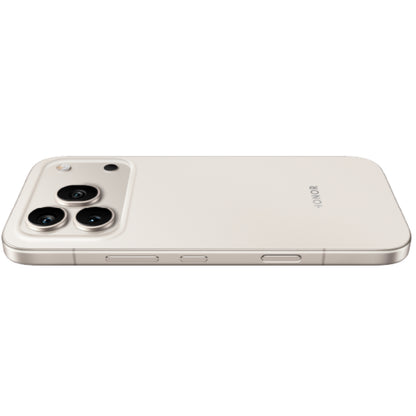smartphone HONOR color dorado, vista trasera con cámaras