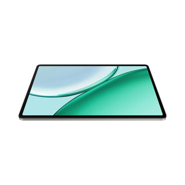 Tableta HONOR verde desde arriba, pantalla amplia y moderna