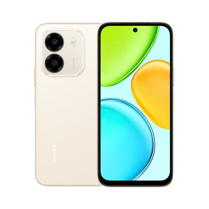 Honor teléfono inteligente blanco, frontal y trasero, pantalla colorida