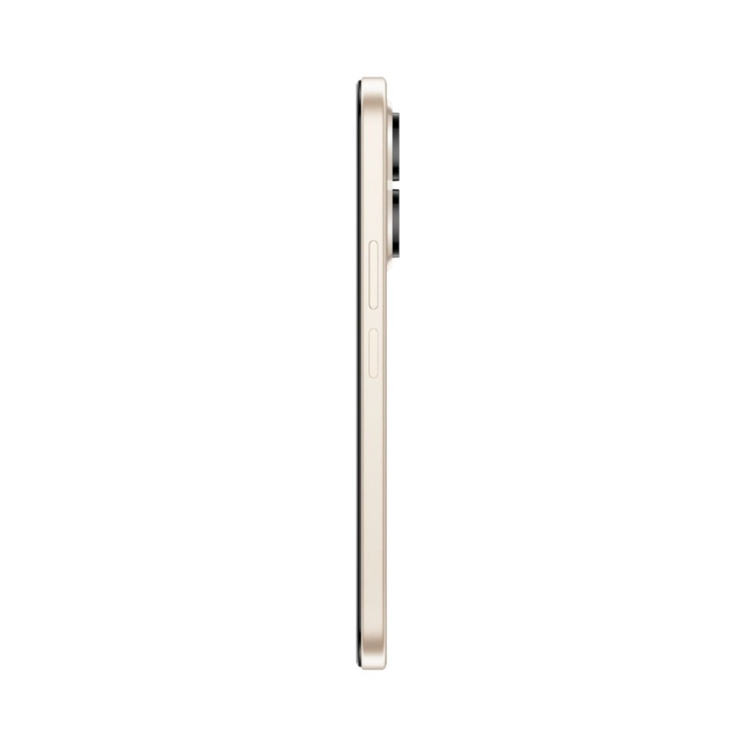 Honor teléfono dorado lateral, vista de diseño elegante
