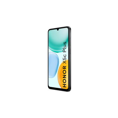 Celular HONOR X5c Plus 256GB con pantalla amplia y diseño moderno en color negro