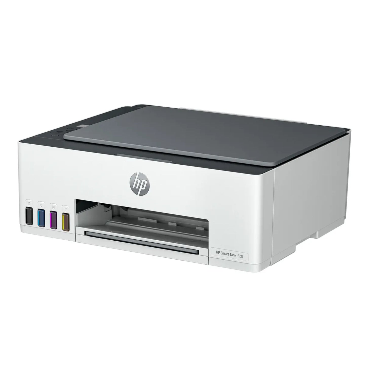 Impresora HP Smart Tank 515 blanca, vista frontal, ideal para oficina en casa
