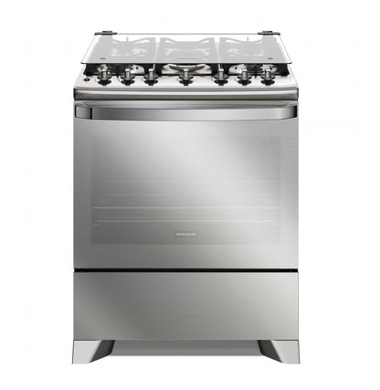 Estufa a Gas Frigidaire 30" 5 Quemadores Acero Inoxidable FKGO30Z5BZM