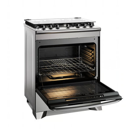 Estufa a Gas Frigidaire 30" 5 Quemadores Acero Inoxidable FKGO30Z5BZM