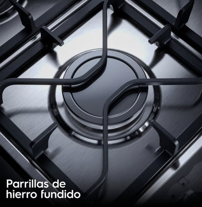 Estufa a Gas Frigidaire 30" 5 Quemadores Acero Inoxidable FKGO30Z5BZM