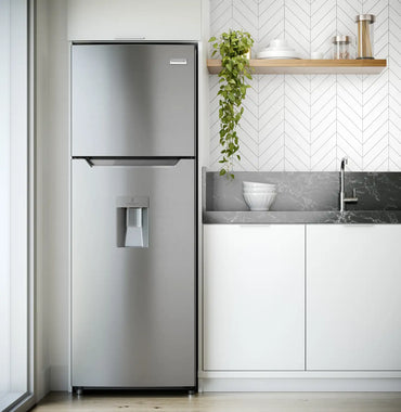 12' REFRIGERATOR WITH SILVER DISPENSER