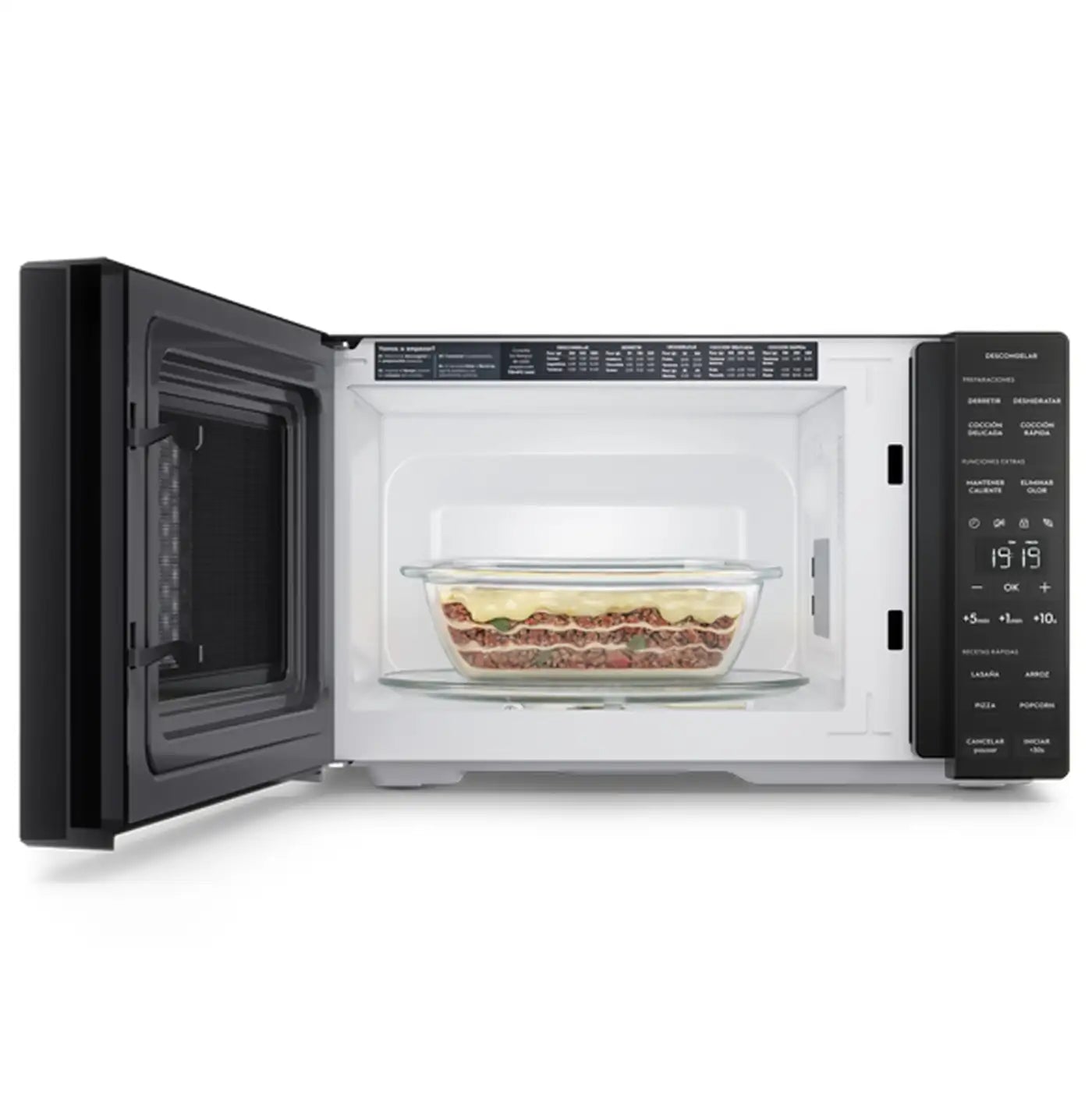 Microondas Digital Frigidaire 0.9' Negro – 900W con Función Grill