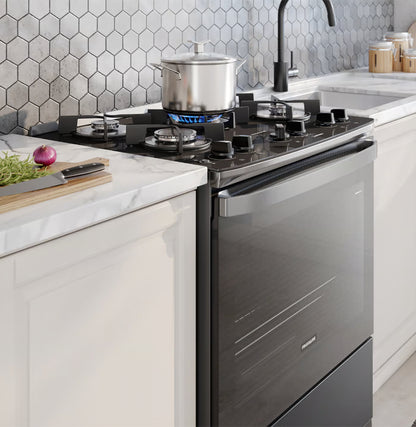 Estufa a Gas Frigidaire 30" Slide-In 5 Quemadores Negra FKGO30Z5BZB
