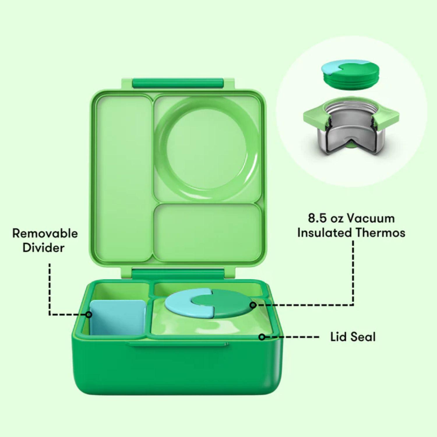 Lonchera Térmica Estilo Bento OmieBox Verde Manzana 66FC17
