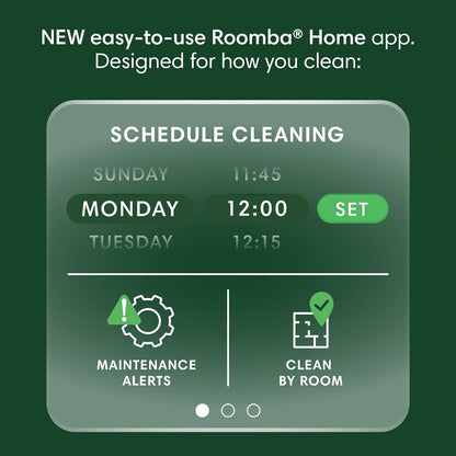 app iRobot Roomba 105 programación de limpieza, interfaz sencilla