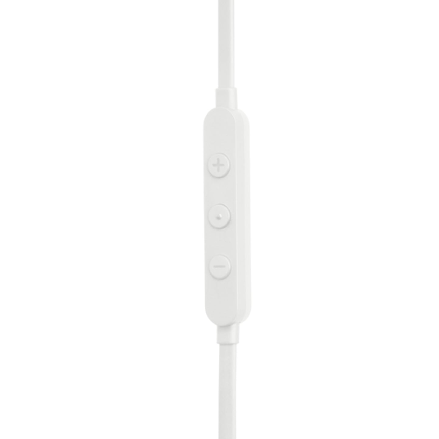 Auriculares USB C blancos con control de volumen lateral