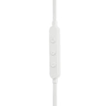 Auriculares USB C blancos con control de volumen lateral