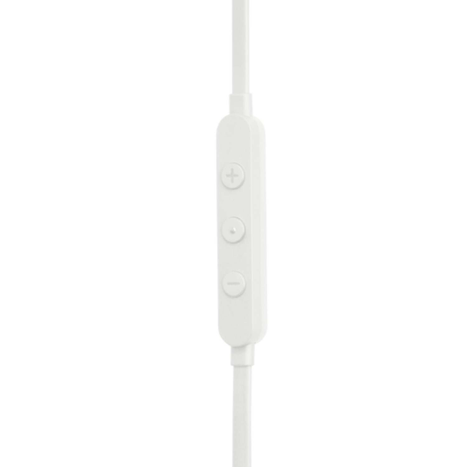 Auriculares USB C blancos con control de volumen lateral