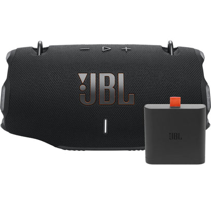 Batería extraíble JBL 400AM original junto a altavoz JBL para mayor duración y rendimiento