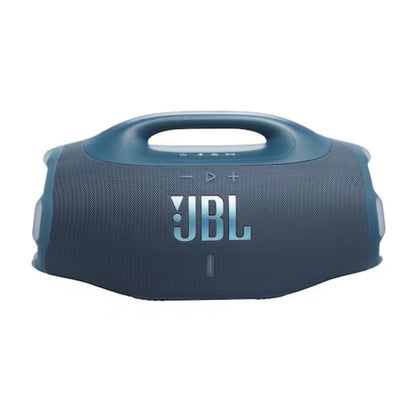 Bocina bluetooth JBL resistente al agua con diseño portátil y controles de fácil acceso