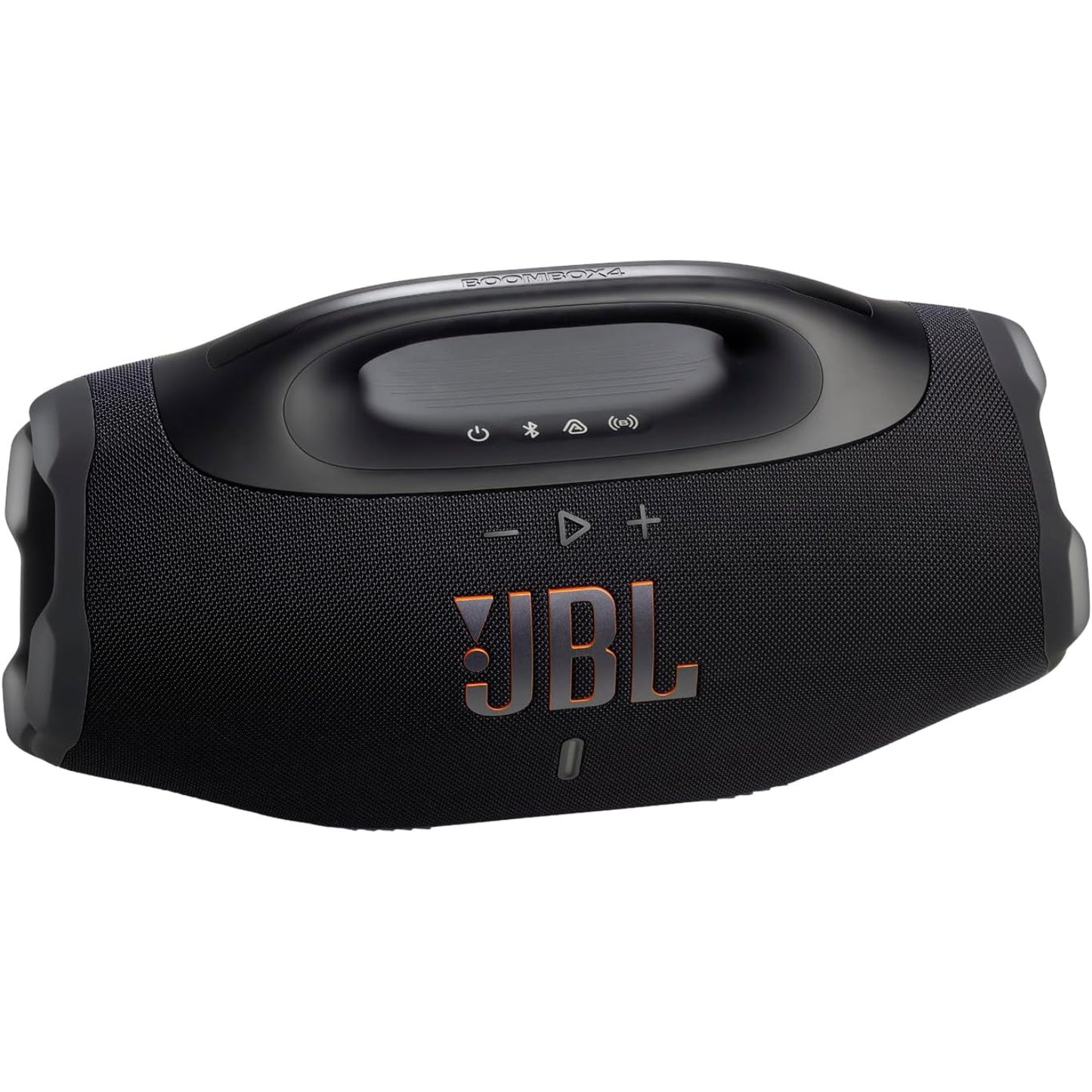 Parlante portátil JBL Boombox 4 con diseño robusto y sonido potente para disfrutar en exteriores