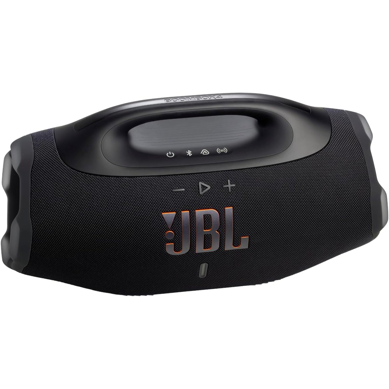 Parlante portátil JBL Boombox 4 con diseño robusto y sonido potente para disfrutar en exteriores