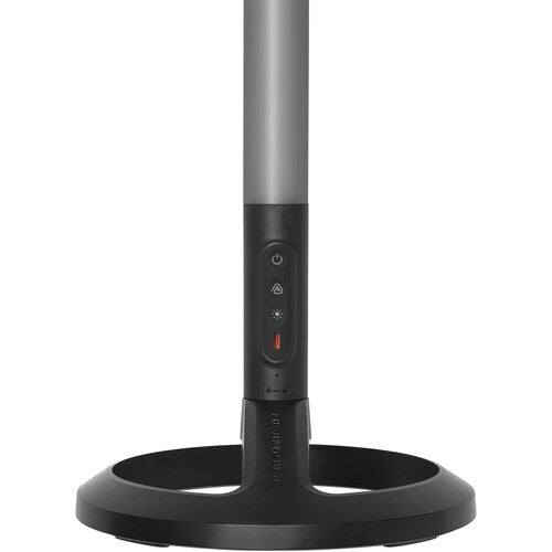 Base y controles de la barra de luz JBL PartyStick RGB para ambientar fiestas con luces LED