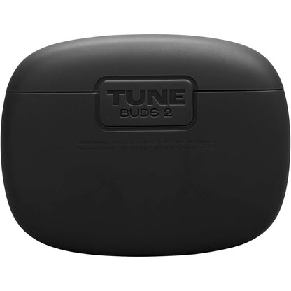 Estuche negro de audífonos inalámbricos JBL Tune Buds 2