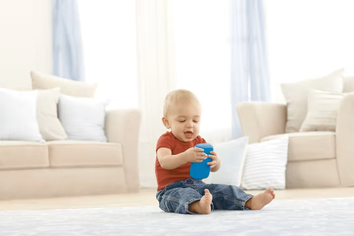 Fisher-Price Teléfono Inteligente Ríe y Aprende Azul – Luces y Sonidos