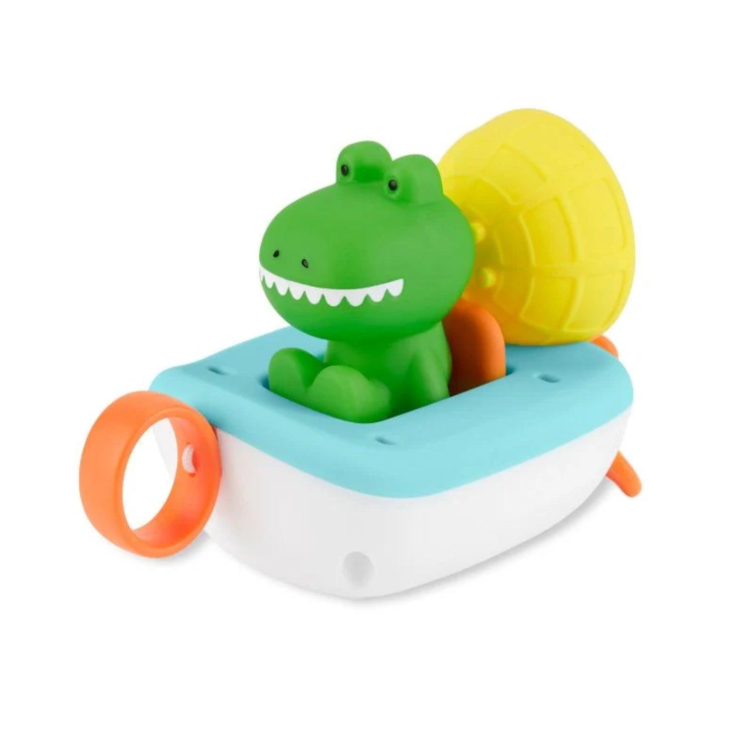 Juguete para baño SKIP*HOP barco con cocodrilo verde, colorido y divertido para el agua