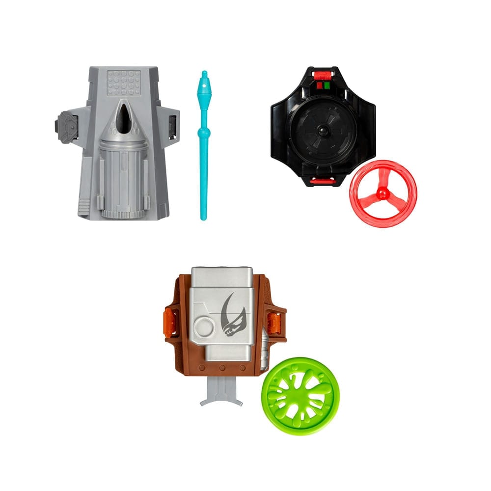 Juego de accesorios de Hasbro LL0308, colores variados, vista frontal y lateral