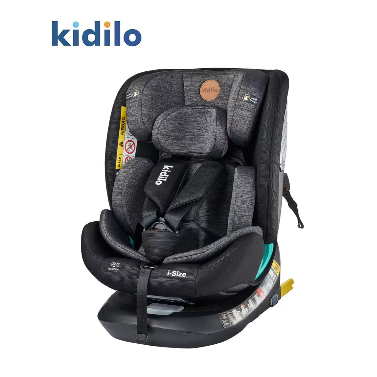 SILLA DE CARRO AJUSTABLE CON BASE NEGRO KIDILO
