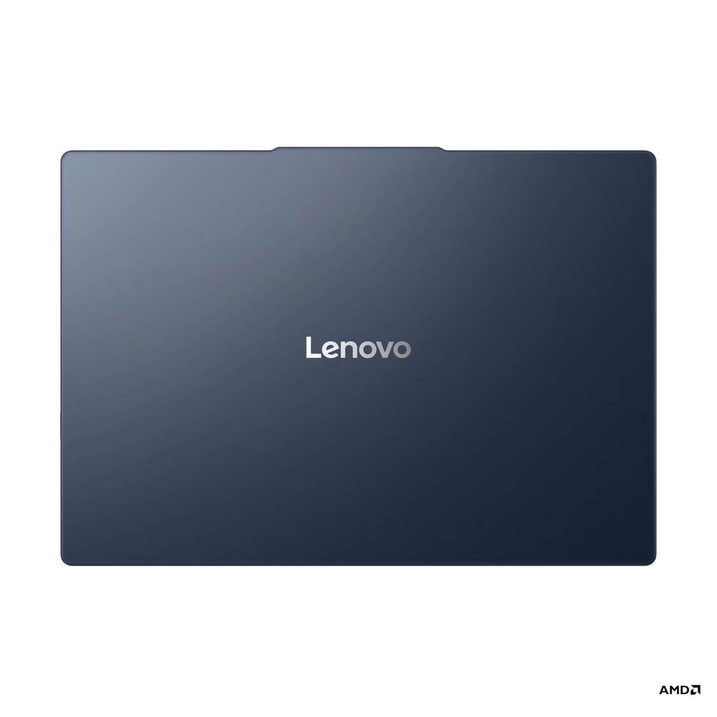 Laptop Lenovo azul vista superior, ideal para trabajo y entretenimiento
