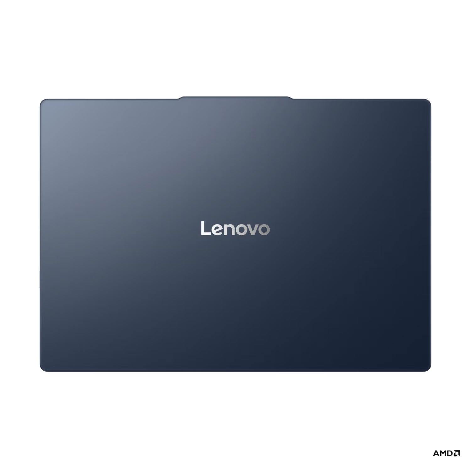 Laptop Lenovo azul vista superior, ideal para trabajo y entretenimiento