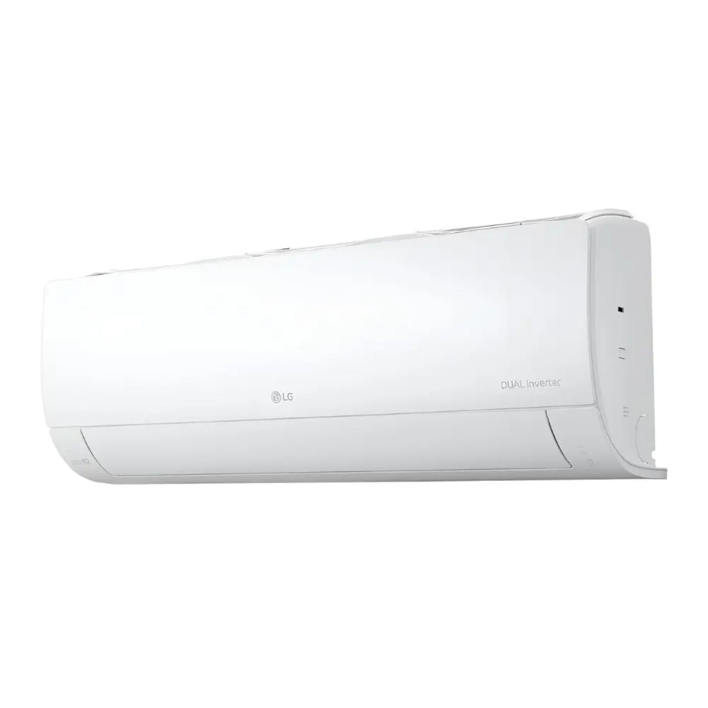 Aire acondicionado blanco LG DUAL Inverter, instalación en pared, ideal para salas
