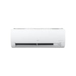 Aire acondicionado portátil blanco, vista frontal, ideal para enfriamiento eficiente