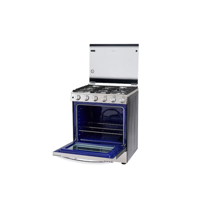 Estufa a gas 30 pulgadas LG con horno espacioso y múltiples quemadores para cocinar fácilmente