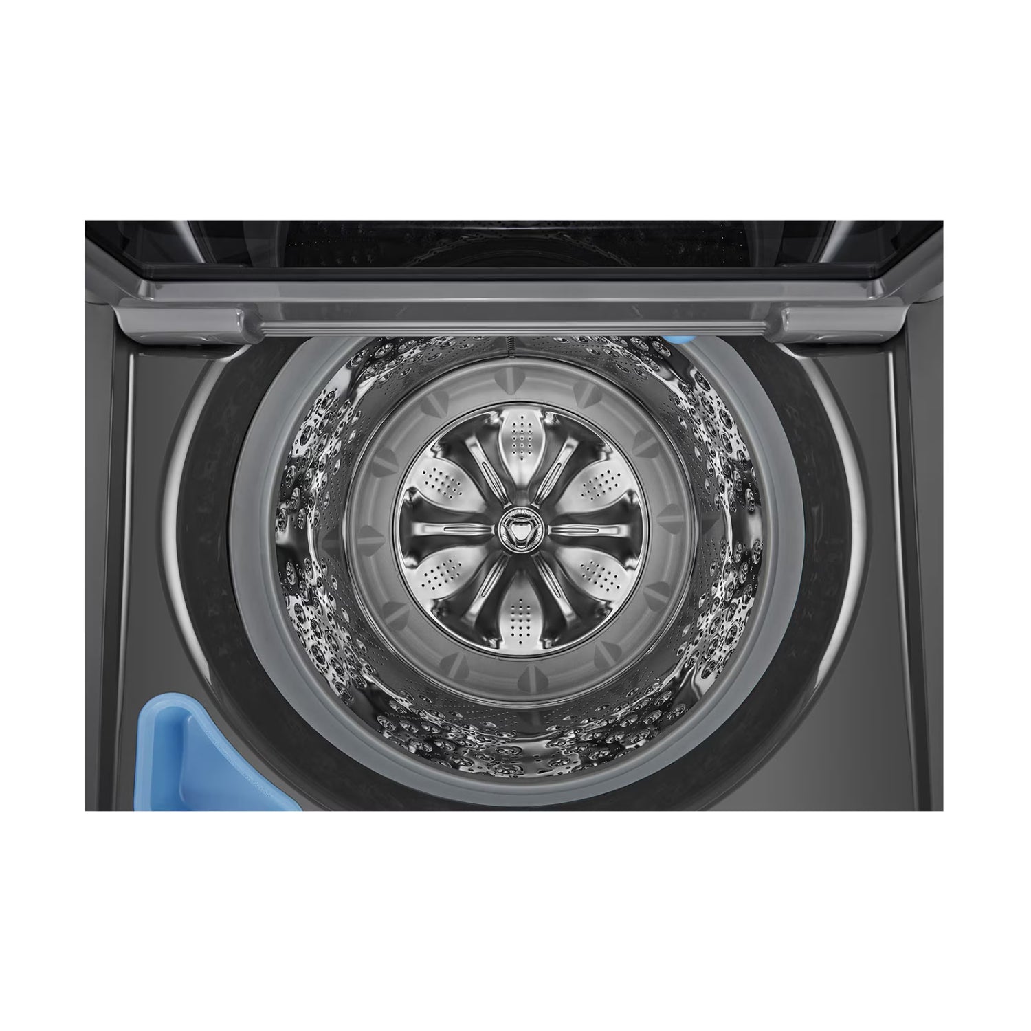 Lavadora 25 kg smart inverter LG con diseño de tambor de acero inoxidable y tecnología avanzada