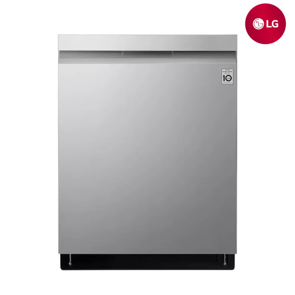 Lavaplatos LG gris frontal, diseño moderno en cocina