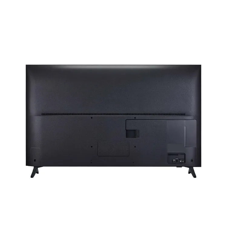 Vista trasera del Smart TV LG 55 pulgadas 4K Honduras, con puertos y diseño elegante.