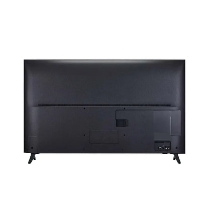 Vista trasera del Smart TV LG 55 pulgadas 4K Honduras, con puertos y diseño elegante.
