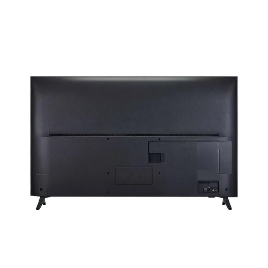 Vista trasera del Smart TV LG 55 pulgadas 4K Honduras, con puertos y diseño elegante.