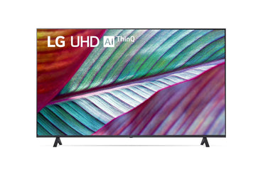 televisor LG 50 pulgadas 4K pantalla UHD LED AI ThinQ diseño ultradelgado con soporte de mesa