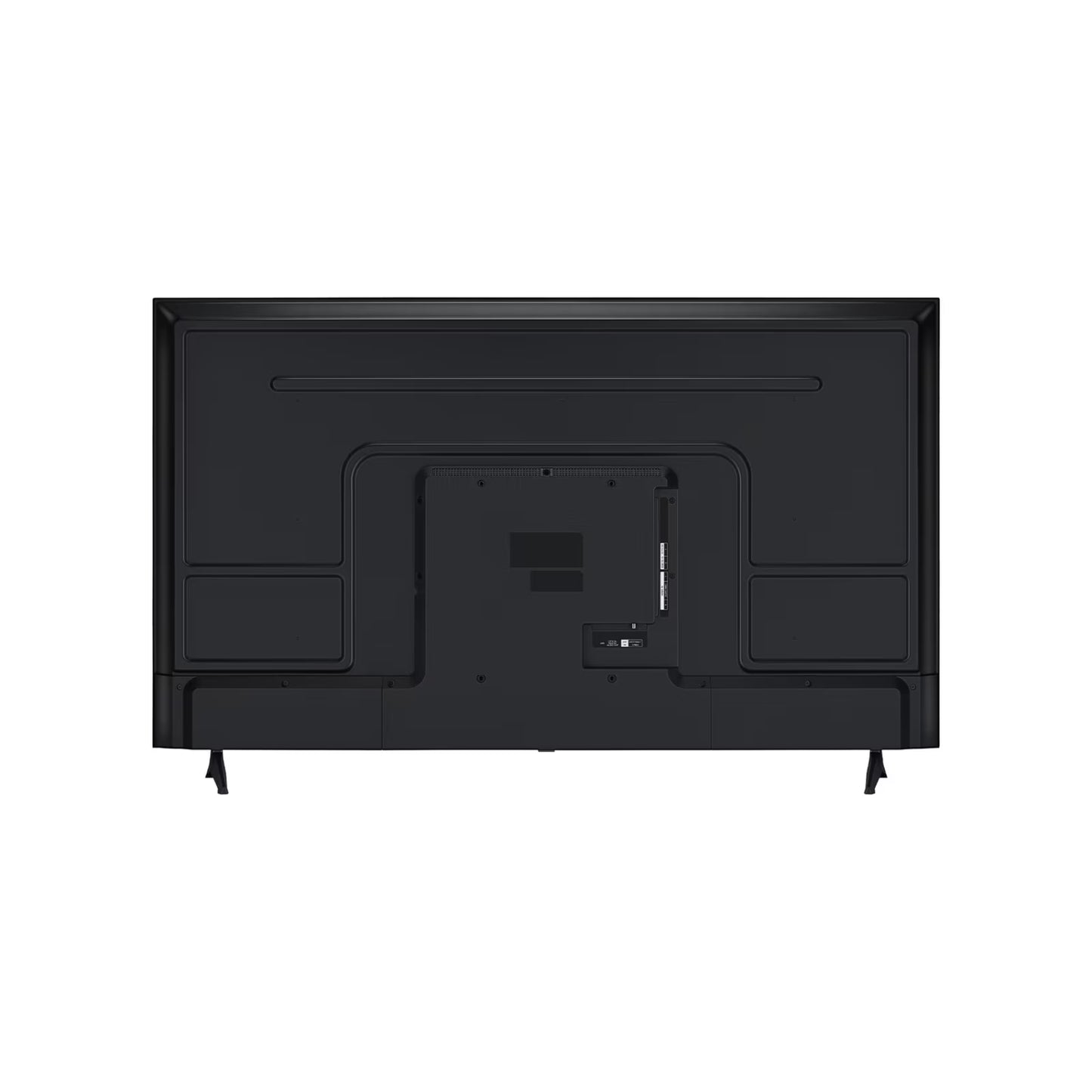 Parte trasera del televisor LG 55 pulgadas 4K modelo LL05 con diseño en negro y soporte