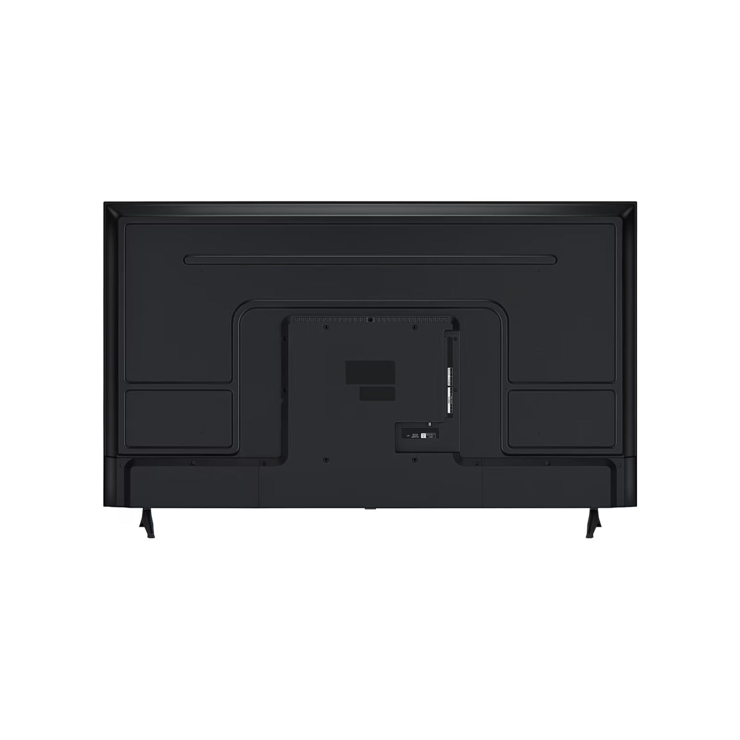 Parte trasera del televisor LG 65 pulgadas 4K mostrando conexiones y soporte