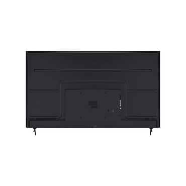 Vista trasera del televisor LG 75 pulgadas 4K con diseño moderno y conexiones visibles