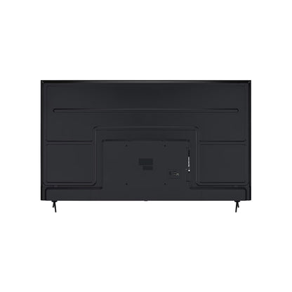 Vista trasera del televisor LG 75 pulgadas 4K con diseño moderno y conexiones visibles