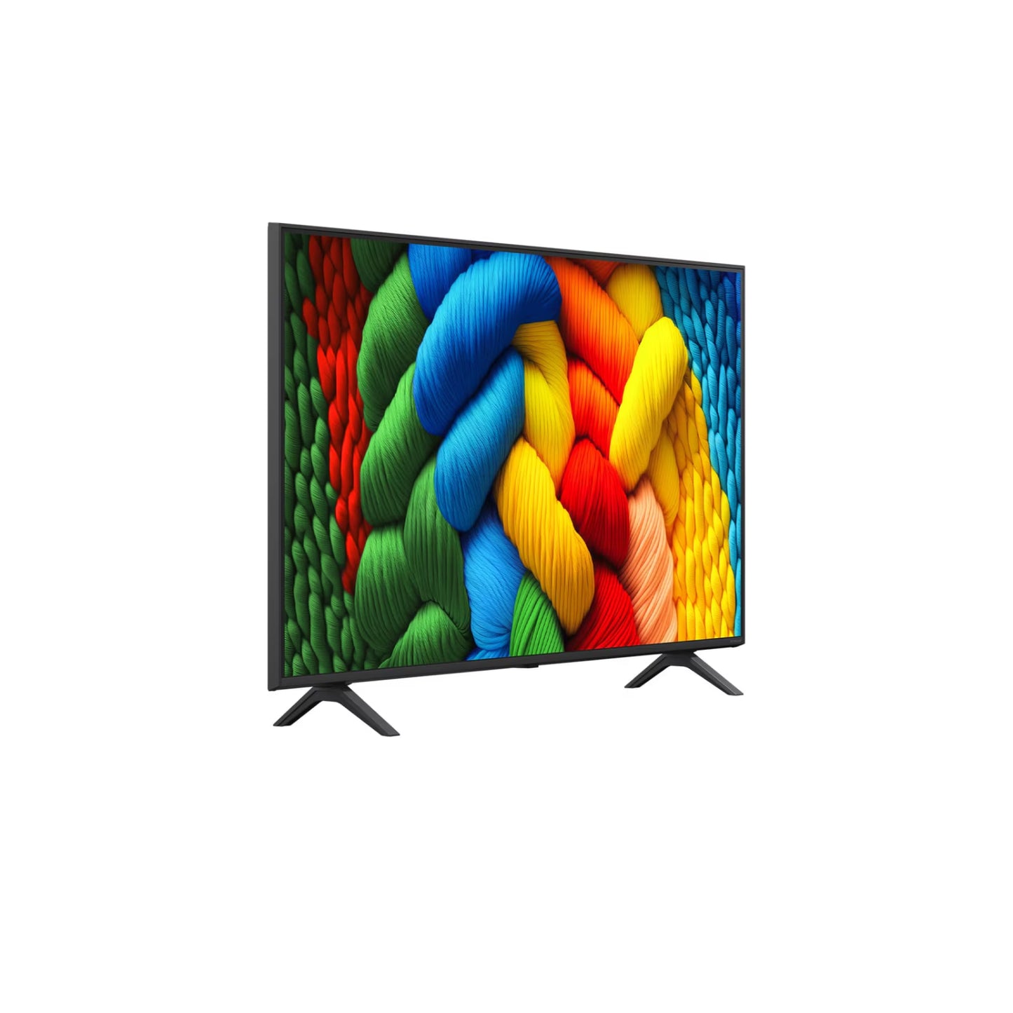 Televisor LG NanoCell 50 pulgadas con pantalla de alta definición y soporte negro moderno