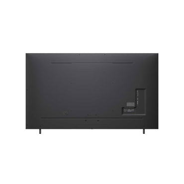 Vista trasera del TV LG NanoCell 86 pulgadas mostrando puertos y diseño del panel trasero