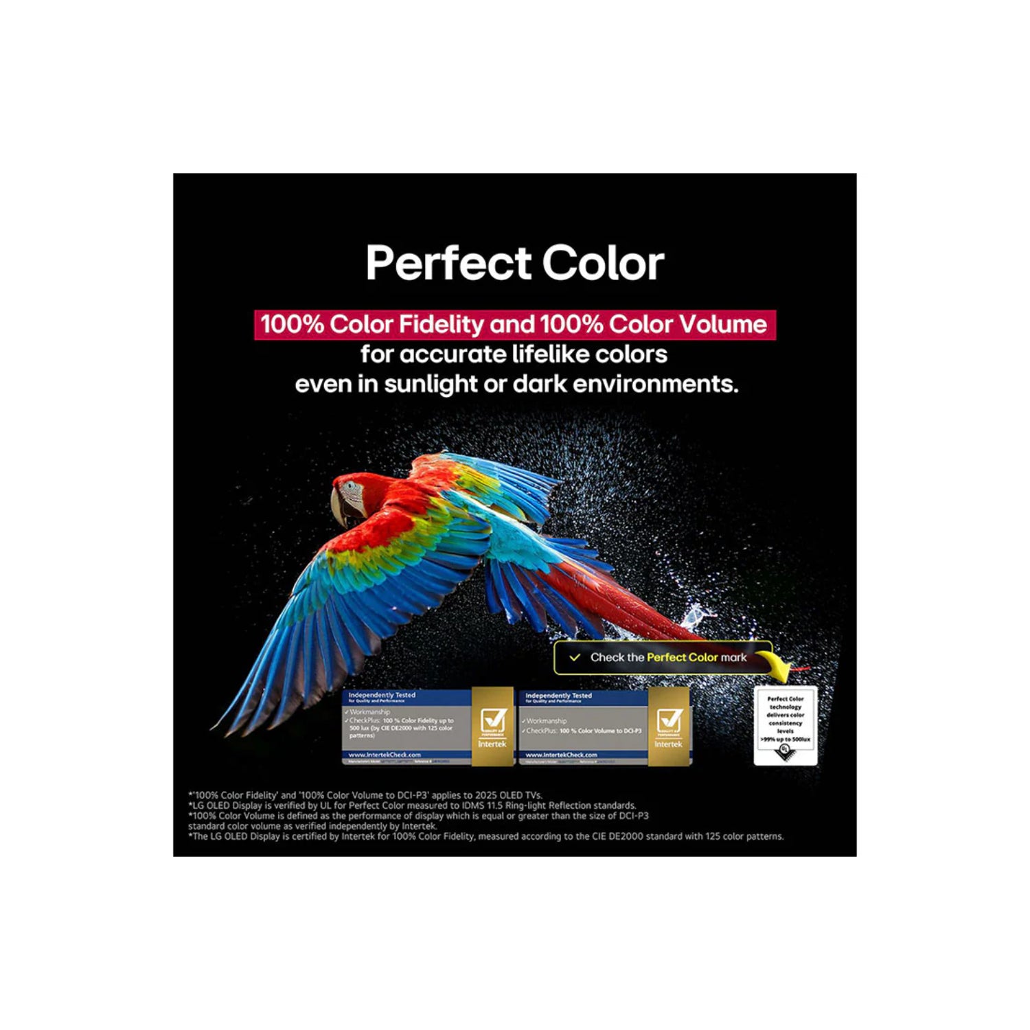 Pantalla de TV LG OLED 65 pulgadas 4K UHD con tecnología Perfect Color para colores realistas