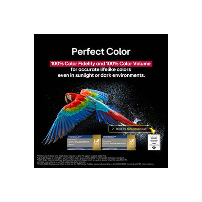 Pantalla de TV LG OLED 65 pulgadas 4K UHD con tecnología Perfect Color para colores realistas