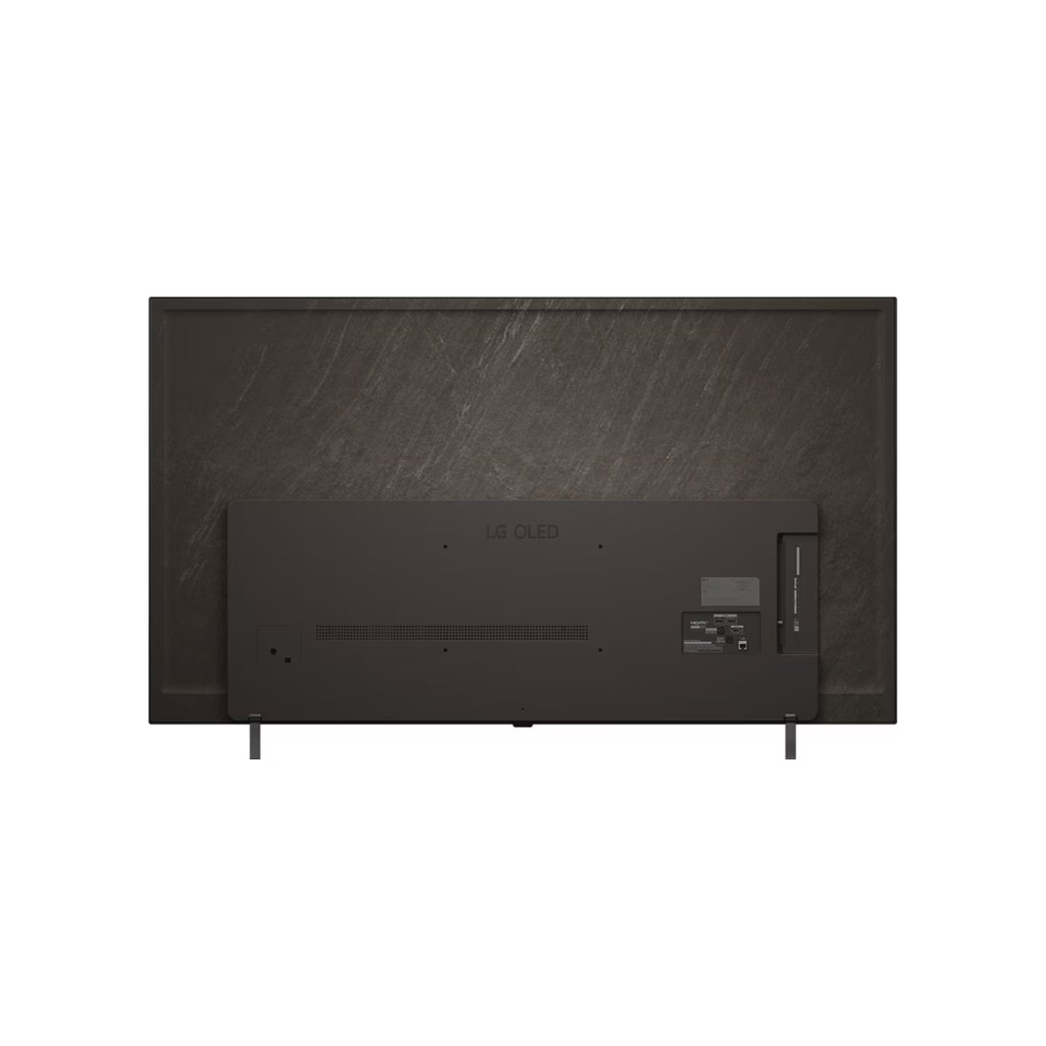 Vista trasera del TV LG OLED 65 pulgadas 4K UHD con conectividad y diseño elegante