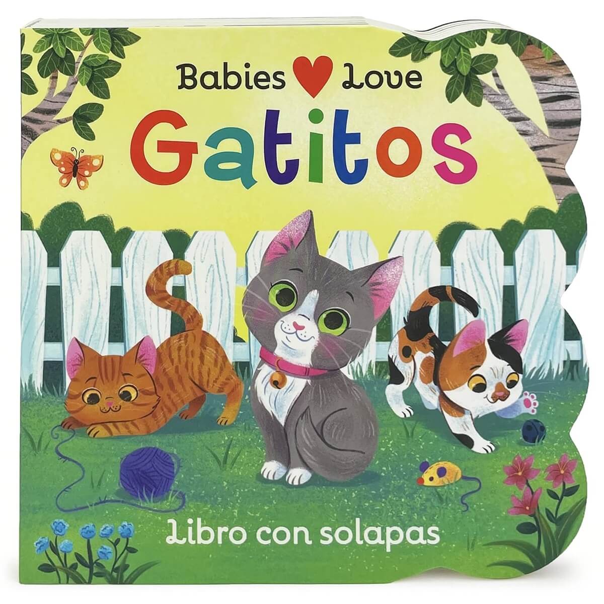 libro con solapas Gatitos, ilustraciones coloridas, jardín infantil