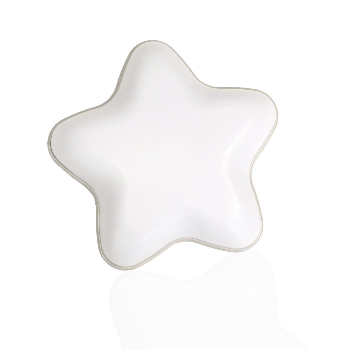 Luz noctur en forma de estrella blanca, ideal para habitación infantil